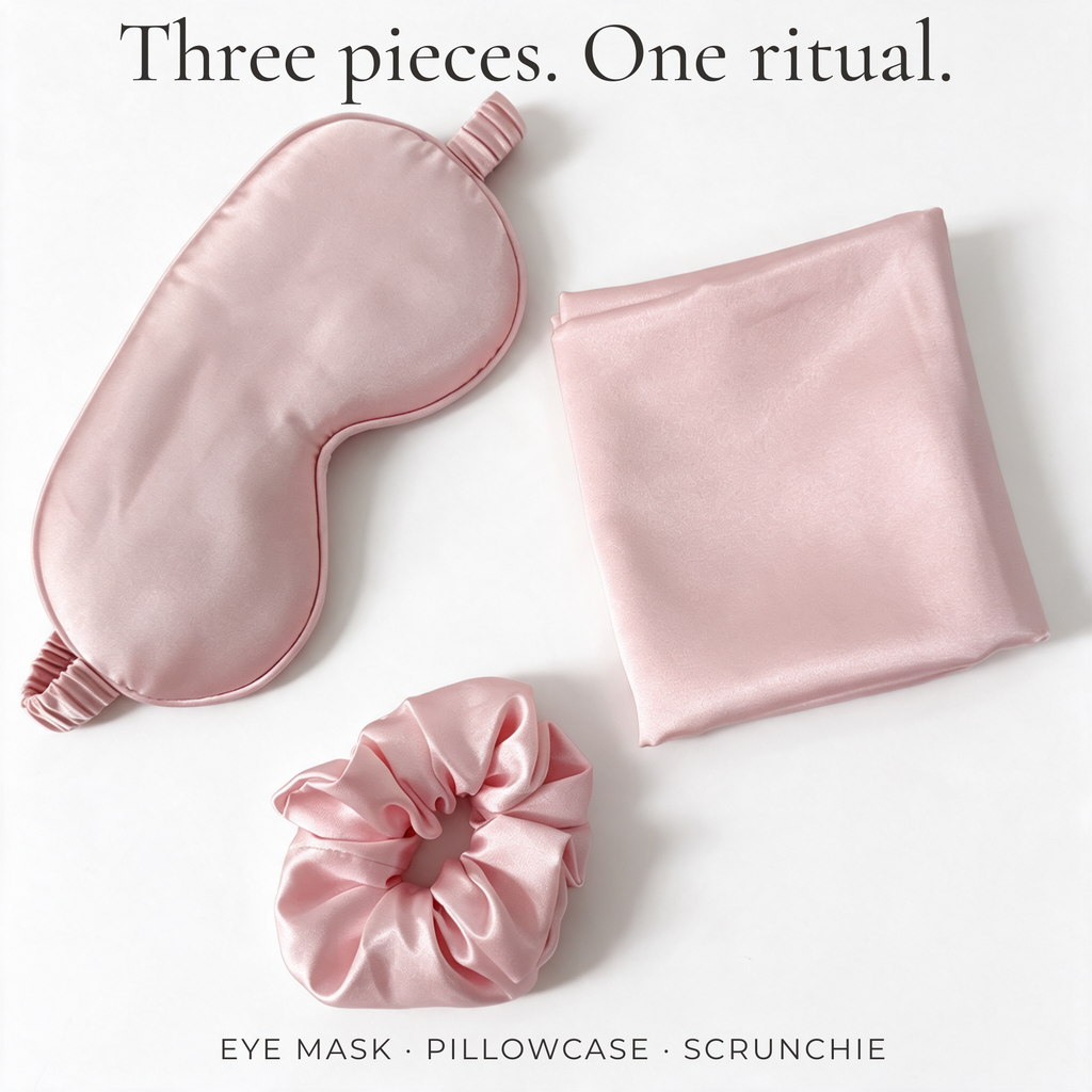 Her Quiet Hour - Satin Sleep Set