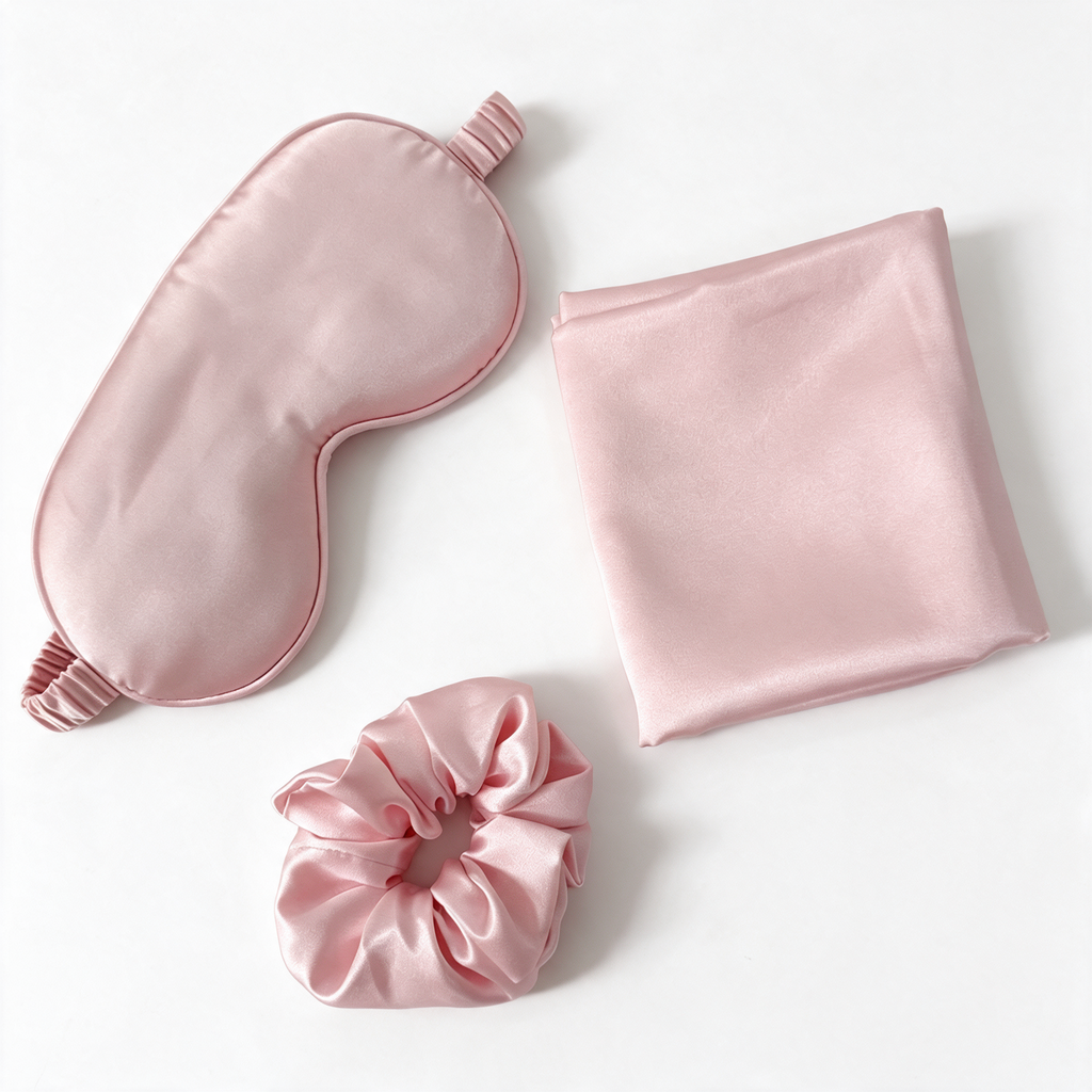Her Quiet Hour - Satin Sleep Set